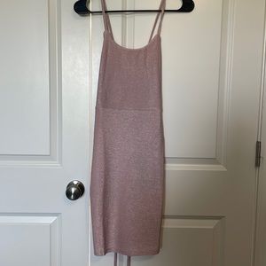 Shimmery pink dress. Size small.